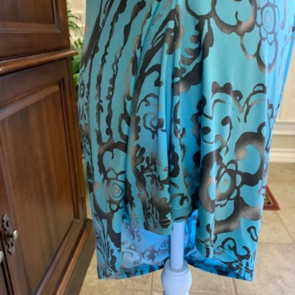 Caribe Asymetrical Tunic Top Size Large - Picture 6 of 11